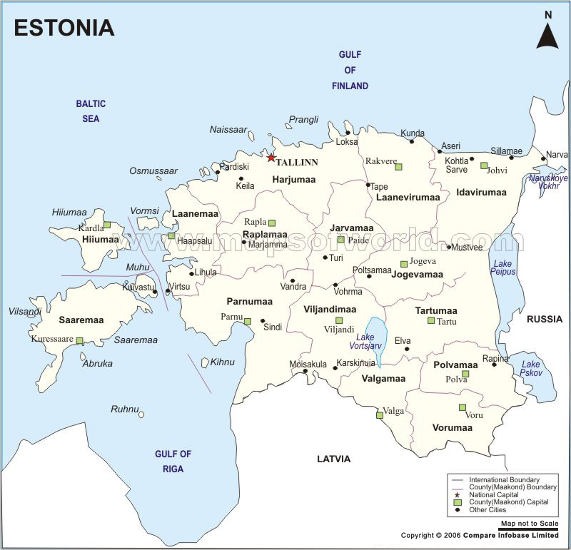 Narva map